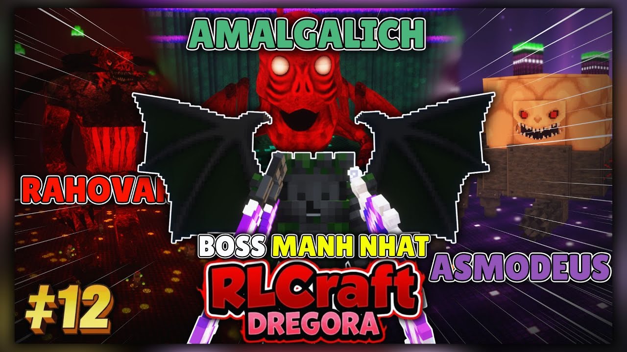 Tiêu Diệt Bộ Ba BOSS Mạnh Nhất Trong RLCraft Dregora Và Trở Thành Đứa Con Của Rồng | DZen_26