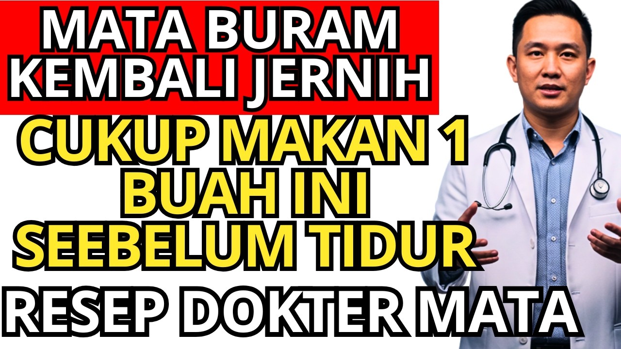 Mata Buram Kembali Jernih! Cukup 1 Buah Sebelum Tidur – Dokter Ungkap Rahasianya