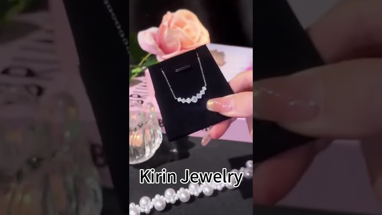 925 silver zircon necklace #fashion #factory #jewelry #jewelryaddict #diamond #wholesale #shorts