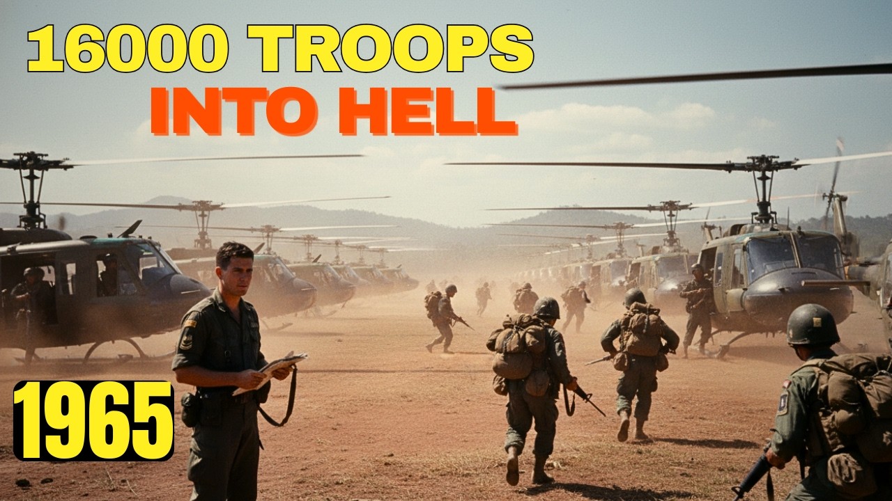 16,000 Troops Airlifted Into Hell: The First Helicopter Division | Vietnam 1965