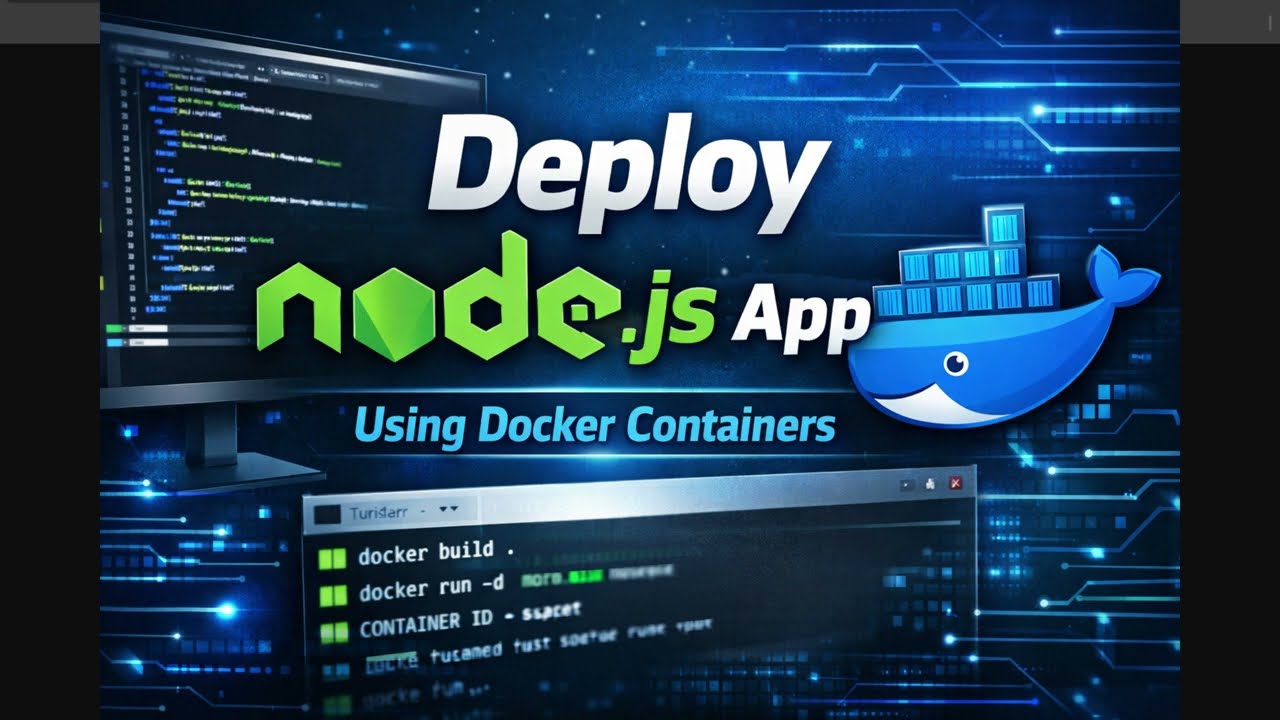 How to Deploy a Node.js App Using Docker Containers | #devops #aws #azure #docker #dockercontainer