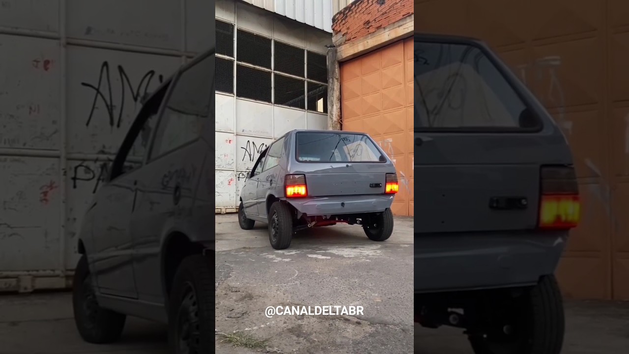 FIAT UNO NARDO GREY FEITO NA GARAGEM DE CASA!!