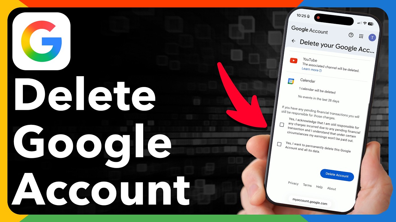 Как удалить аккаунт Google &mdash; 2026
