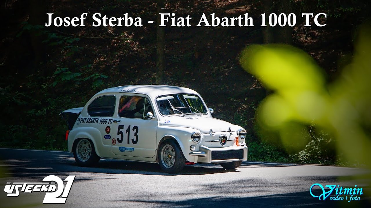 Fiat Abarth 1000 TC - Josef Sterba - Ústecká 21, memoriál Miroslava Urbana 2017 - Ústí nad Orlicí