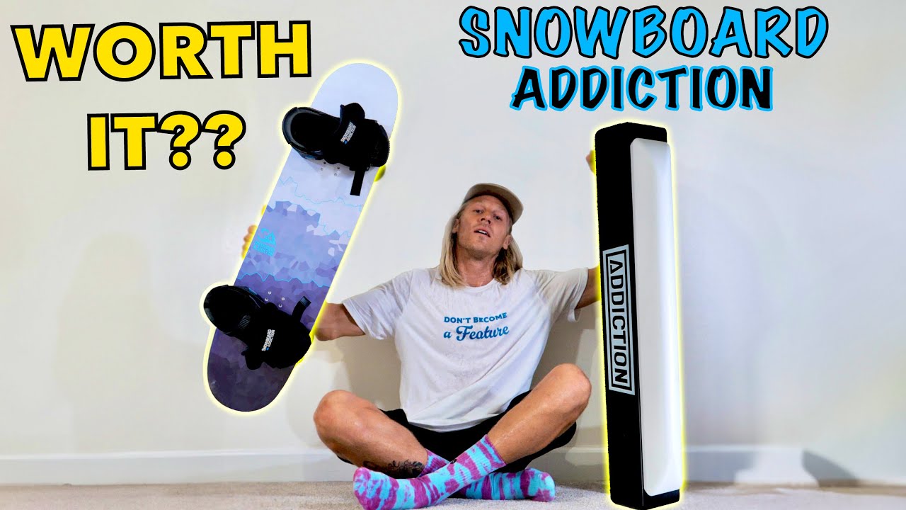 Testing Snowboard Addiction Training Board... IS IT WORTH IT??