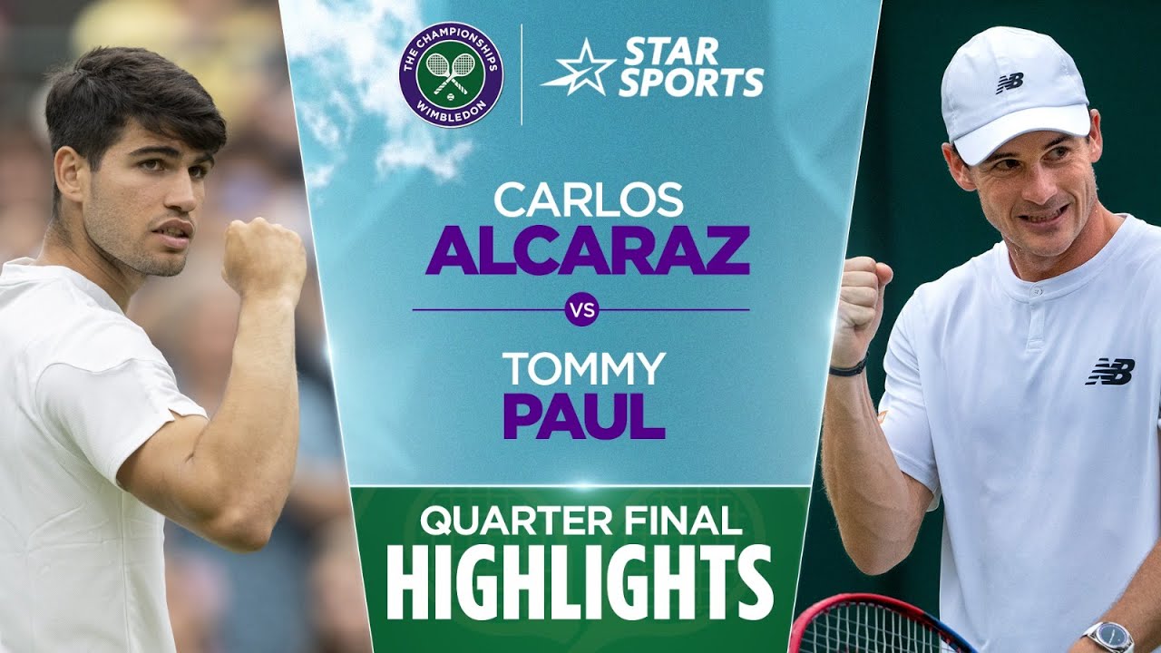 Wimbledon 2024 | Carlos Alcaraz paves his way into the semi-finals | #WimbledonOnStar