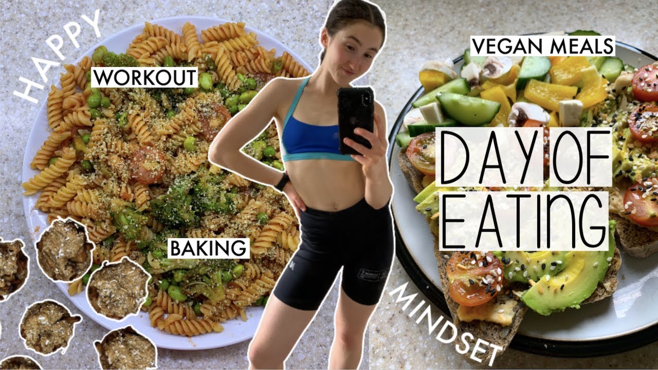 WHAT I EAT IN A DAY TO STAY HAPPY & HEALTHY | Full Workout, Easy Vegan meals & Recovery