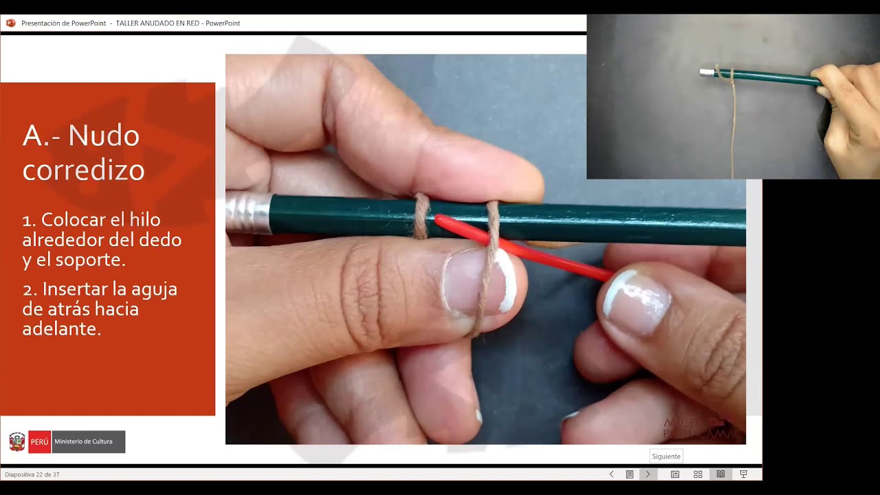 [TALLER VIRTUAL] Taller de Anudado en Red