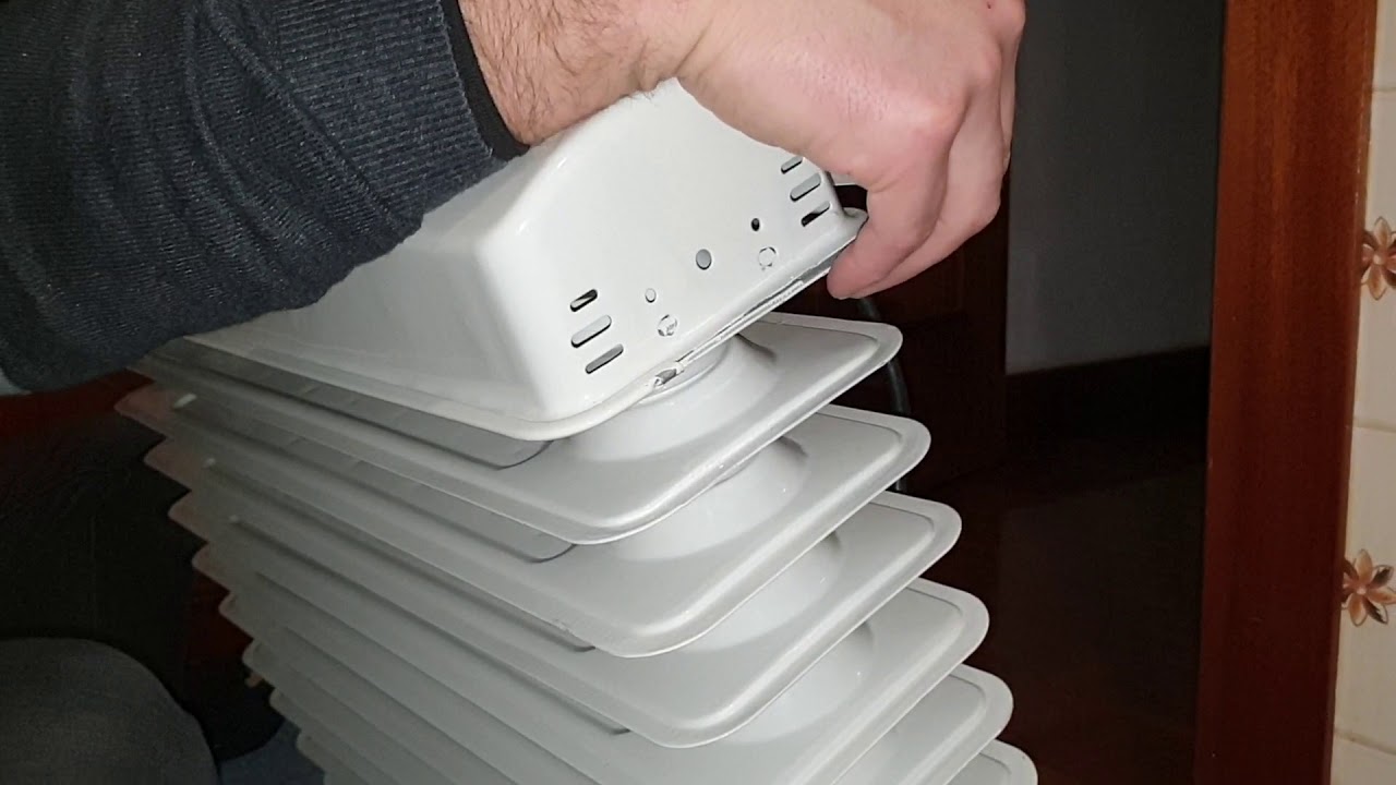 Radiateur à l'huile