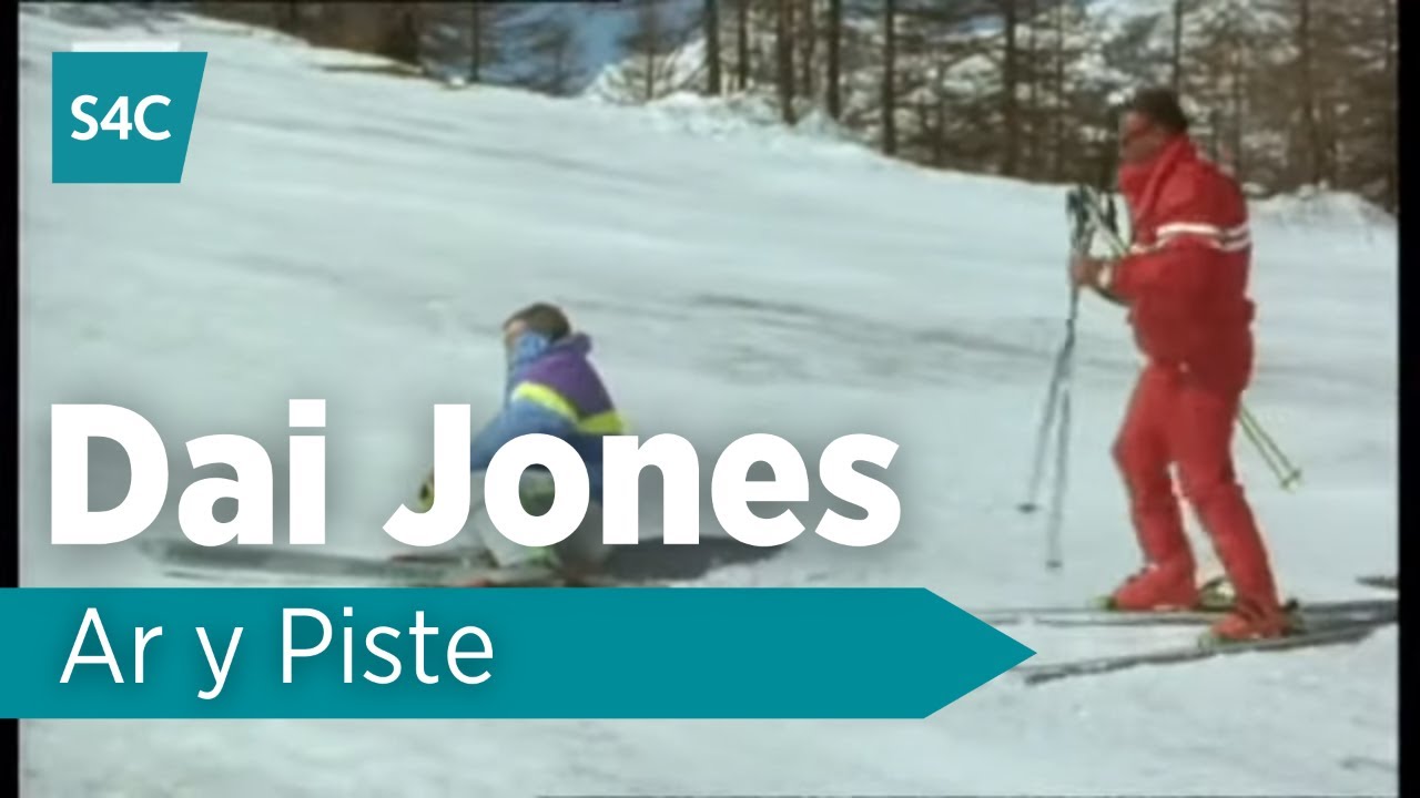 O'R ARCHIF: Dai Jones ar y Piste (1990)