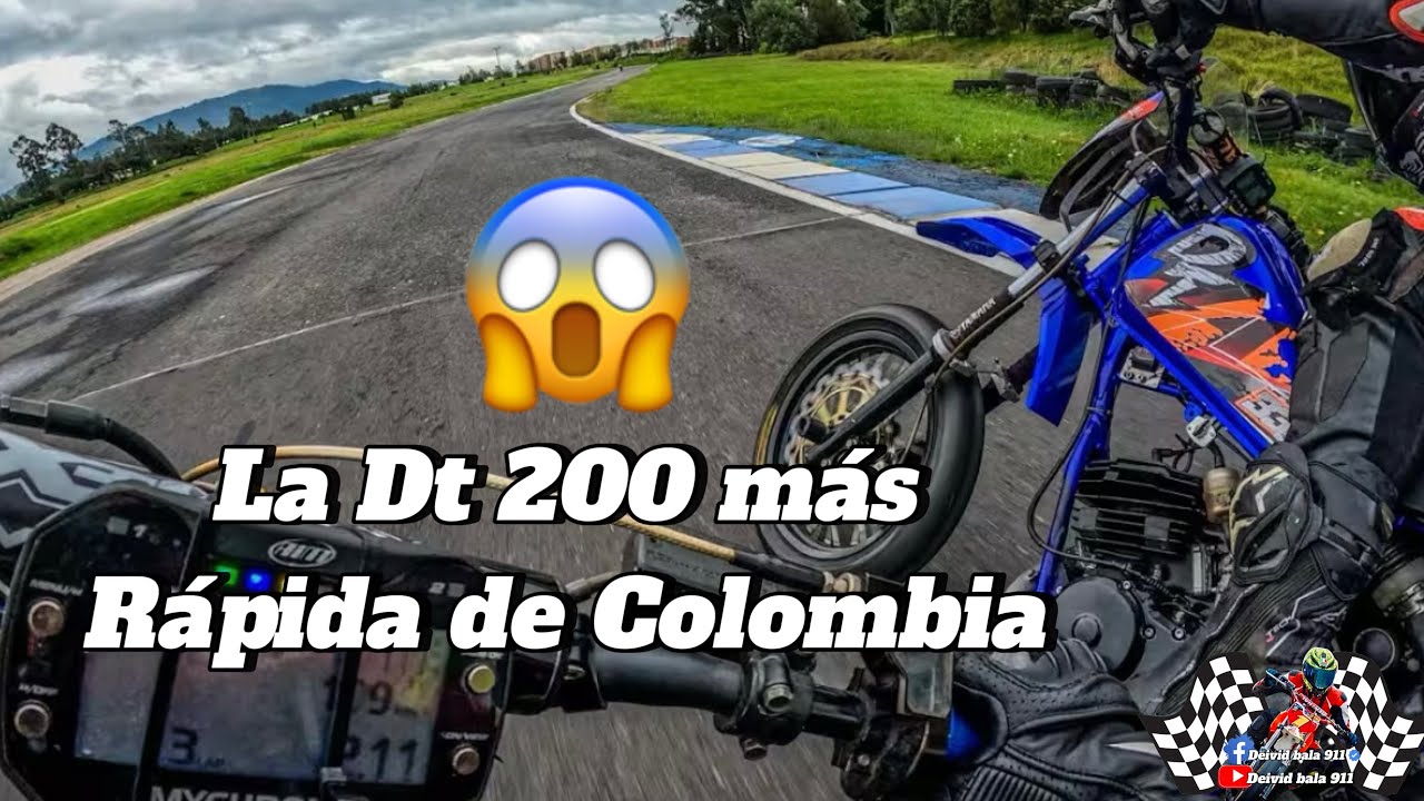 😱 La Dt 200 Más Rápida De Colombia 🇨🇴🏁. #motogp #motovelovidad #dt #2tiempos #viralvideo #parati 