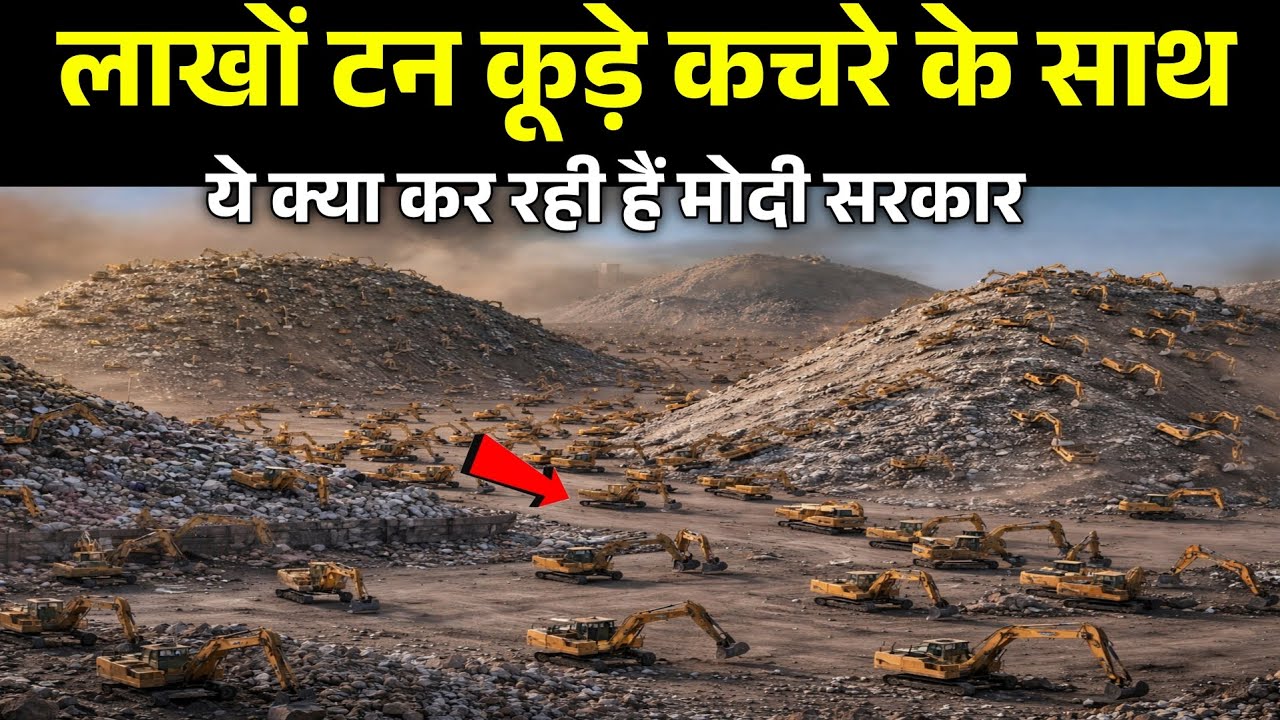 कूड़े के पहाड़ों पर मोदी सरकार का महाप्रहार! लाखों टन कचरे से बनेगी अरबों की कमाई | Ankit Awasthi..