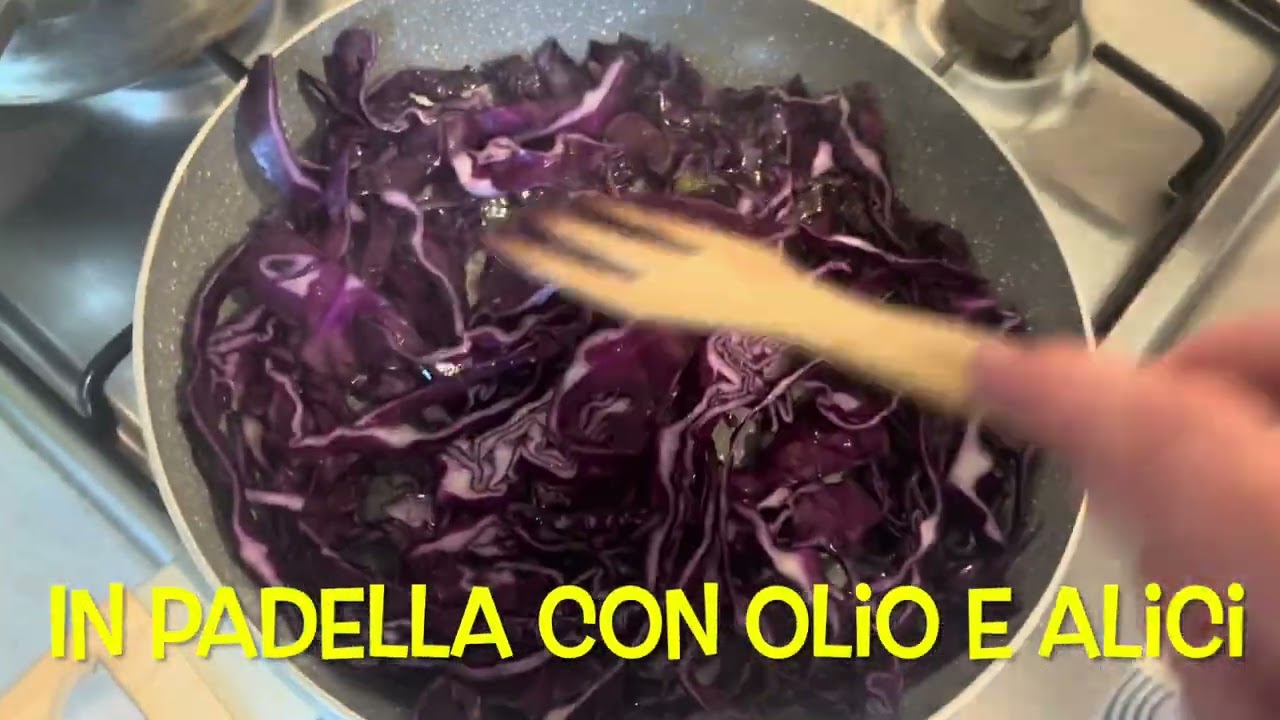 Spaghetti al cavolo viola 