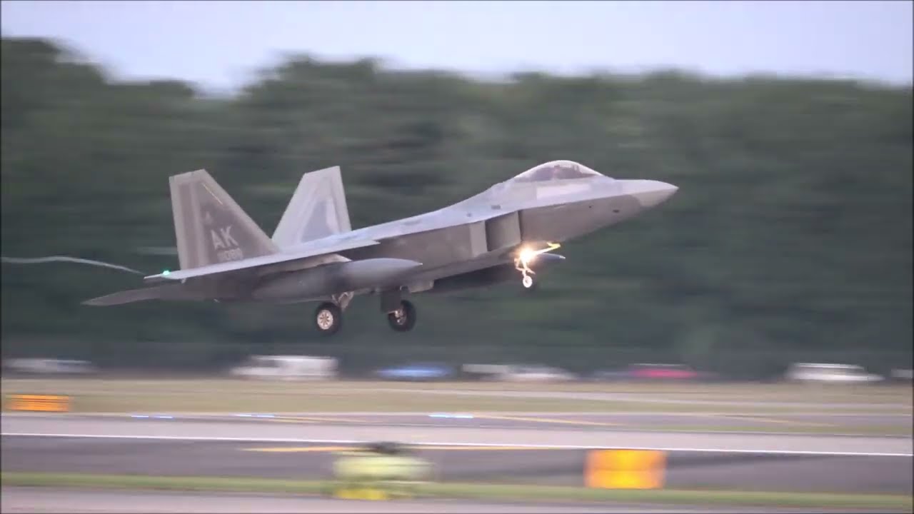 RAF Lakenheath, 6th August 2024. 12x F-22 Rapters