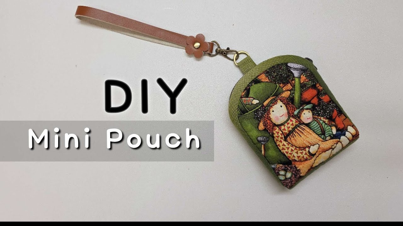 EP353 : How to make Mini Pouch | DIY Zipper Bag