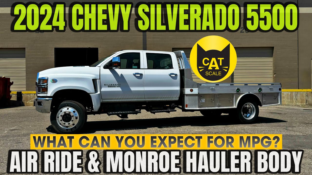 2024 Chevy Silverado 5500 With Monroe Bed And Air Ride Cab: Check Out The MPG And Payload!