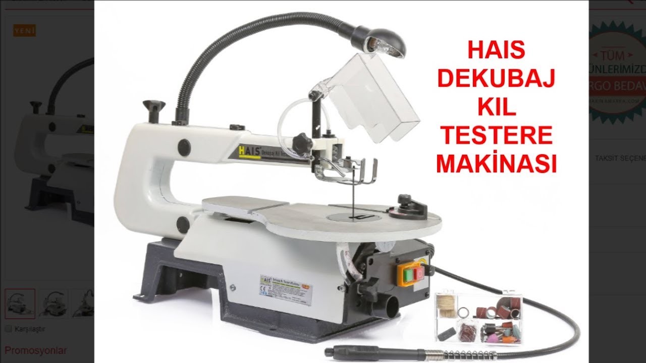 Hais Dekupaj Kıl Testere Makinası. ScrollSaw.  #wood