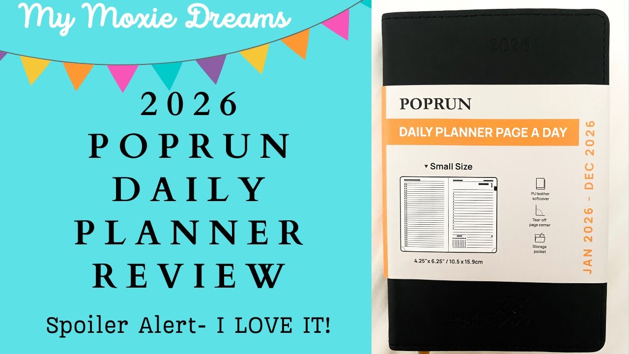 Обзор и обзор ежедневника PopRun 2026 | Подробное сравнение с Pocket Moleskine Daily