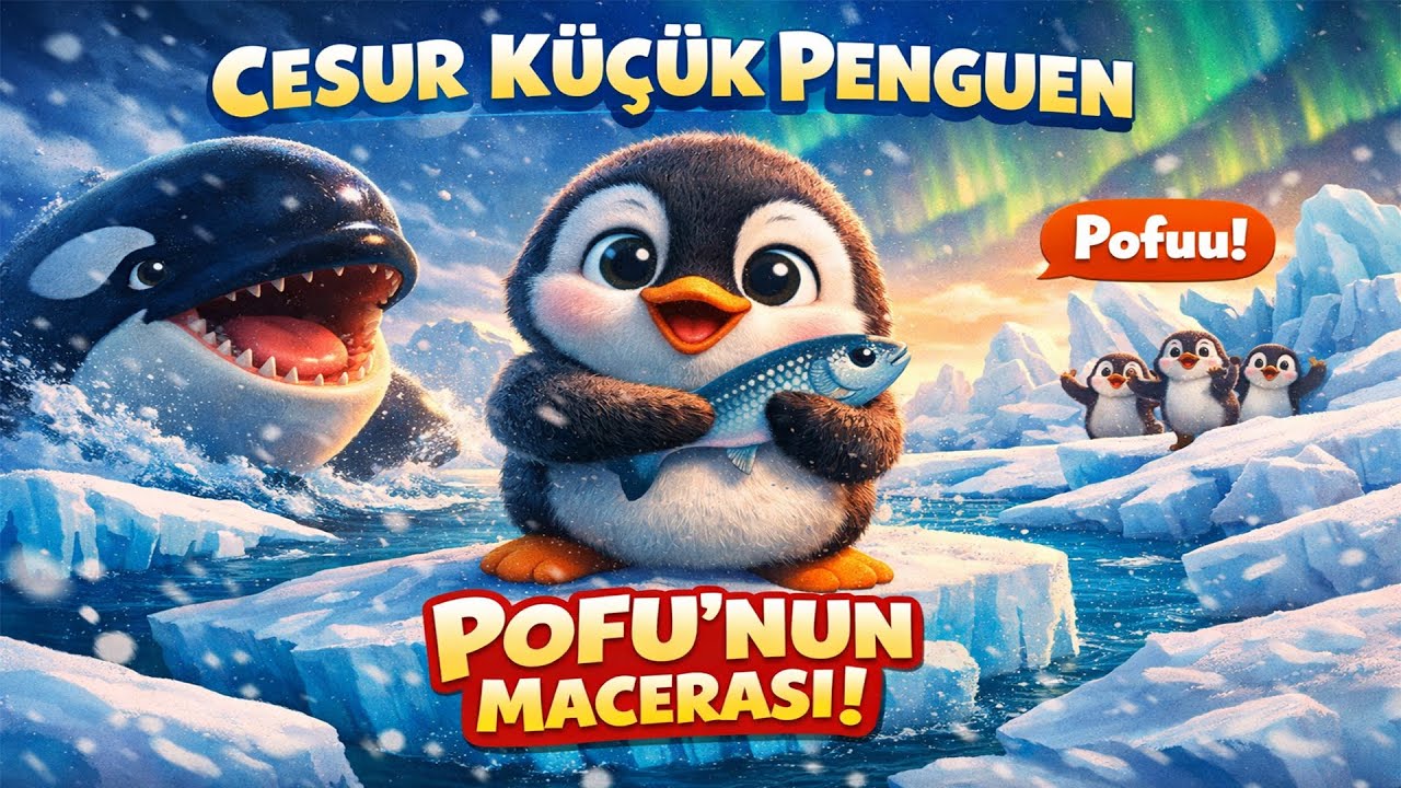Küçük Bir Penguenin Büyük Macerası ❄️🐧 | Çocuk Hikâyesi