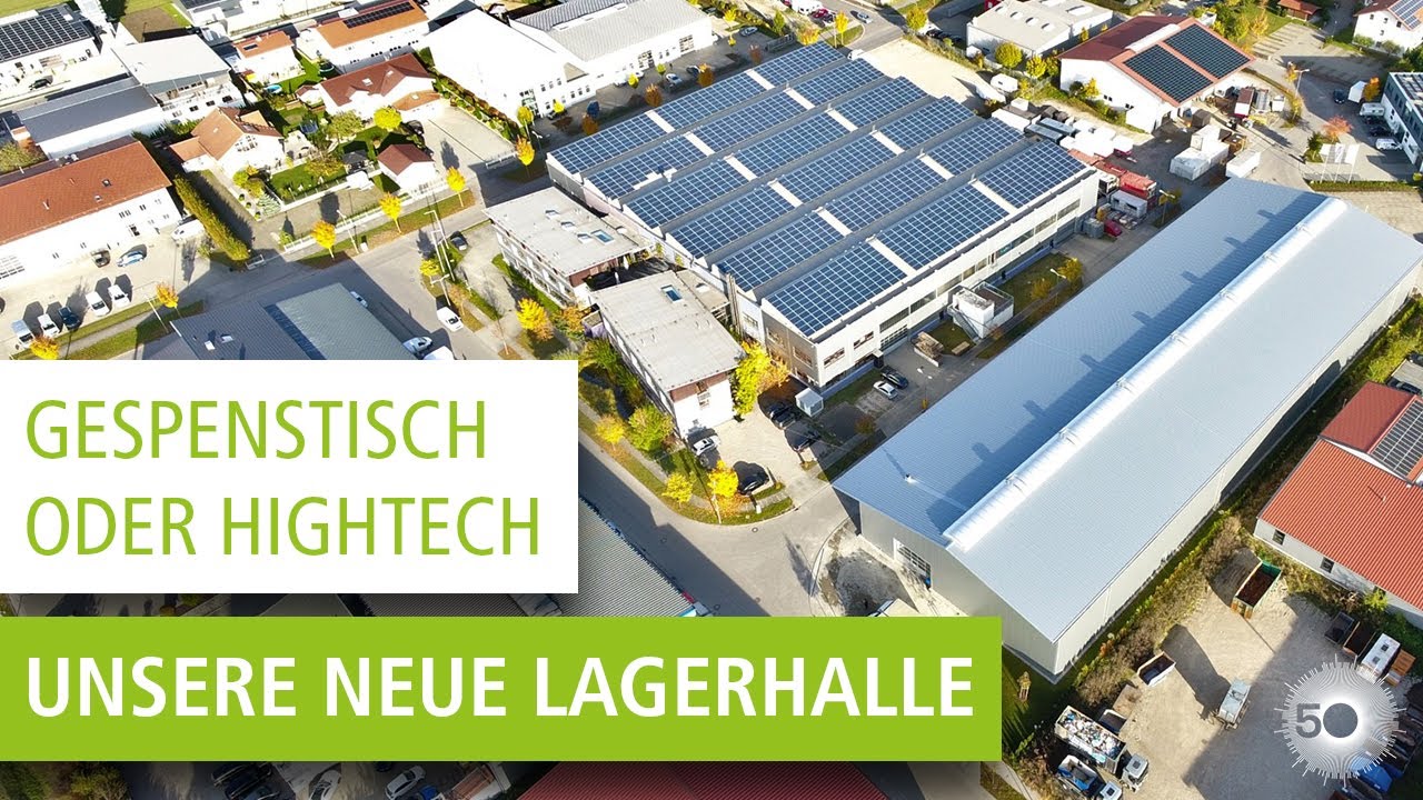 Unsere neue Lagerhalle - Gespenstisch oder Hightech?