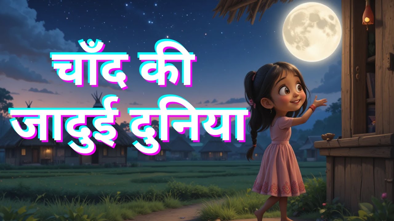 चाँद और नन्ही लड़की की जादुई दोस्ती | Emotional Bedtime Story in Hindi | Moon Story for Sleep