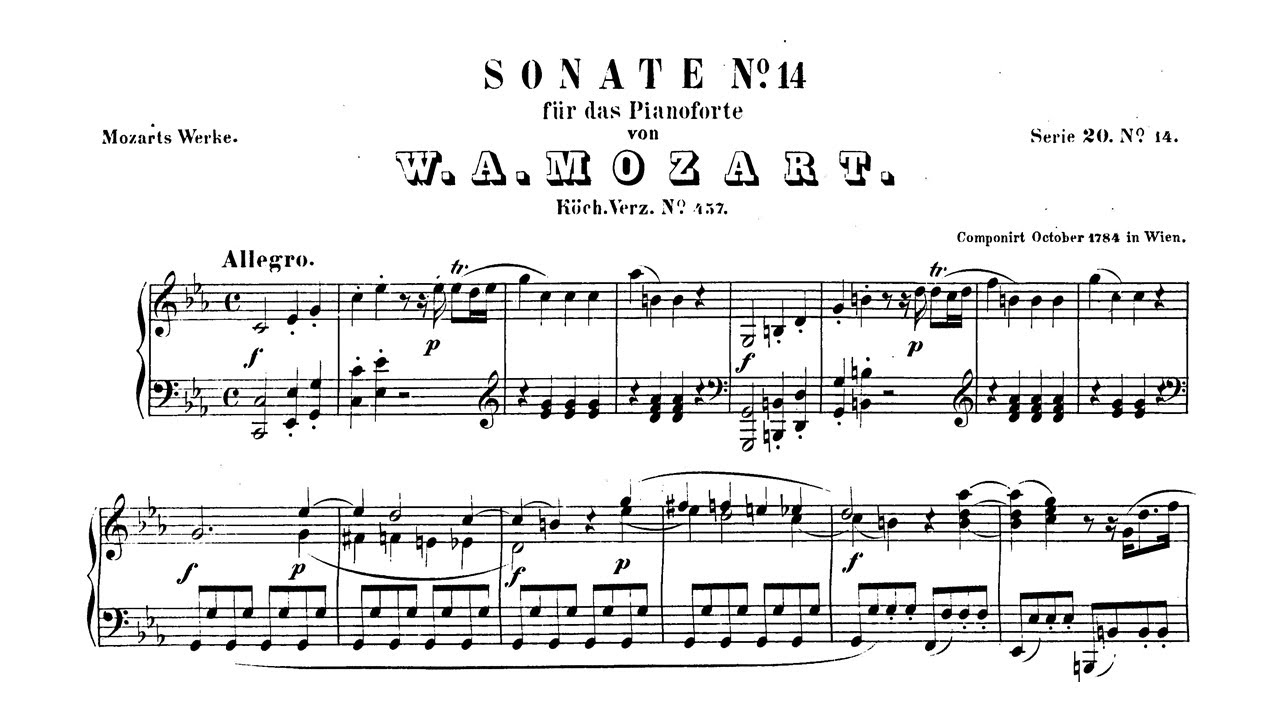 Mozart: Piano Sonata No. 14 in C minor, K.457 [Uchida]