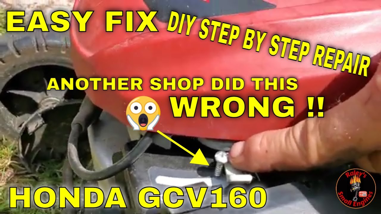 Газонокосилка Honda GCV160 Craftsman Push. Работает только на подсосе. Что они сделали не так и к...