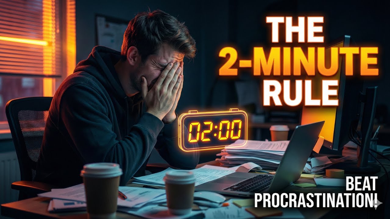 The 2 Minute Rule Explained  Stop Procrastination in 7 Days( Proven Method)
