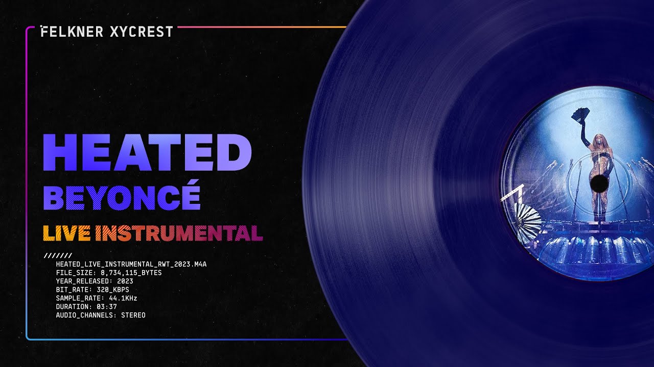 Beyoncé - Heated Renaissance World Tour Live Instrumental Remake