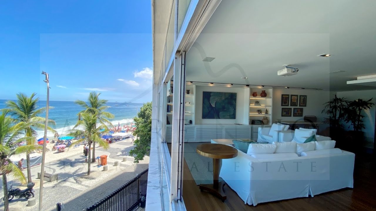 W04.792T - Apartamento com vista mar para férias em Arpoador