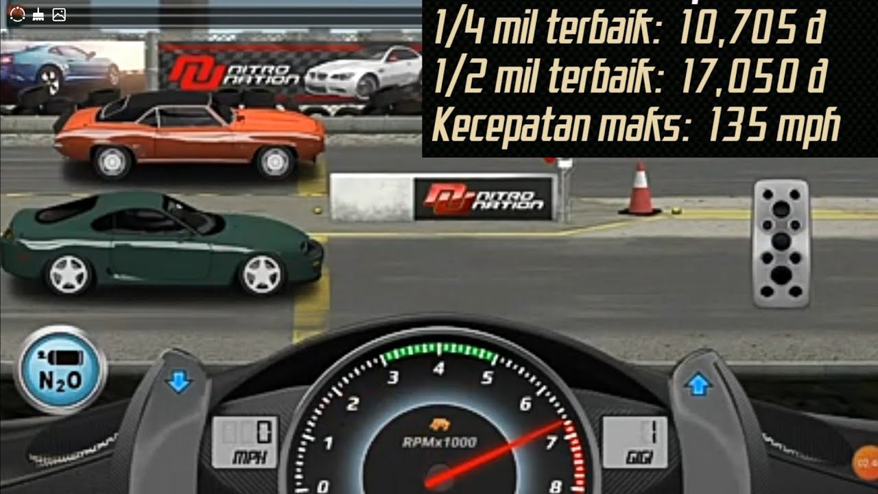 Drag racing career stage 3 toyota supra mk4 TT + tune up