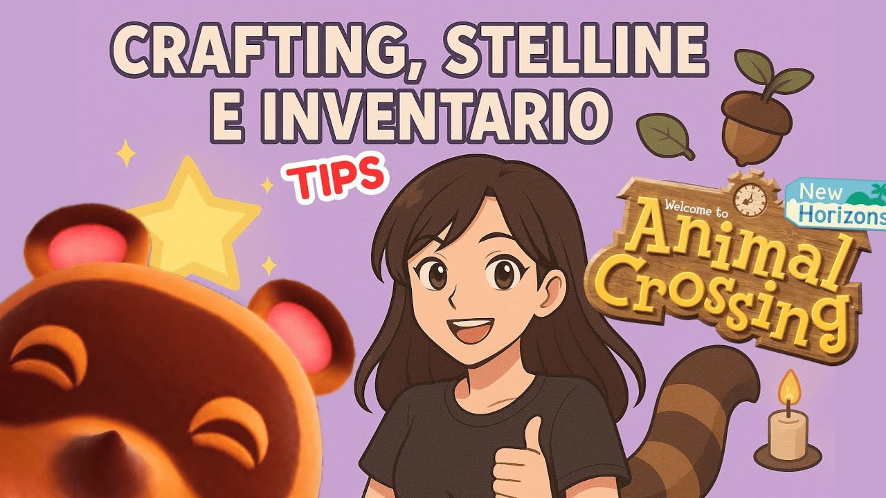 20 CONSIGLI VELOCI PER CRAFTING, INVENTARIO e STELLINE 💡 | ANIMAL CROSSING (TUTTE LE VERSIONI 💜)