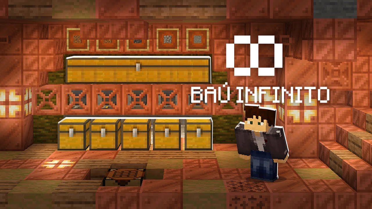 BAÚ INFINITO que GUARDA 1 BILHÃO DE ITENS! - Minecraft Hardcore