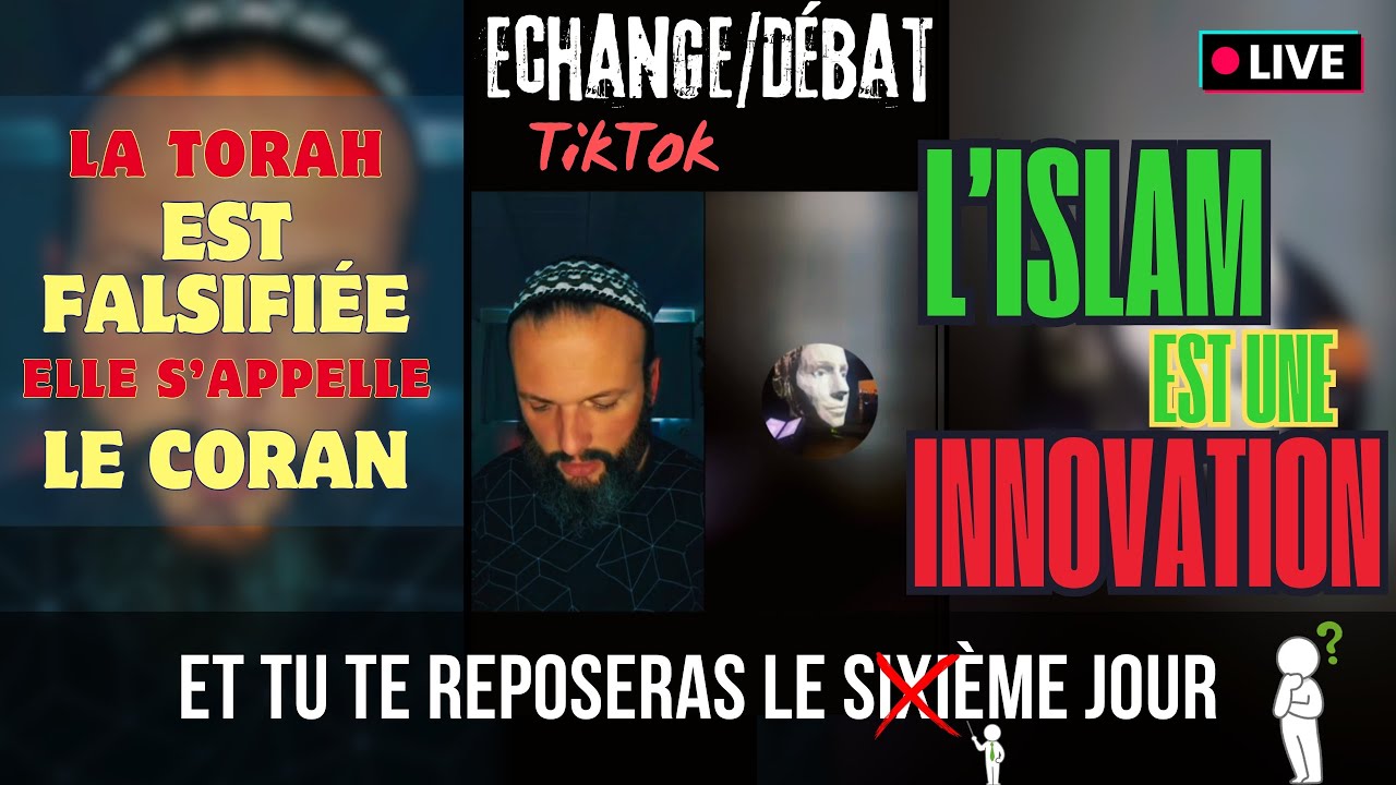 La Torah falsifi&eacute;e, c&rsquo;est le Coran ! (&eacute;change/d&eacute;bat juif - musulman)