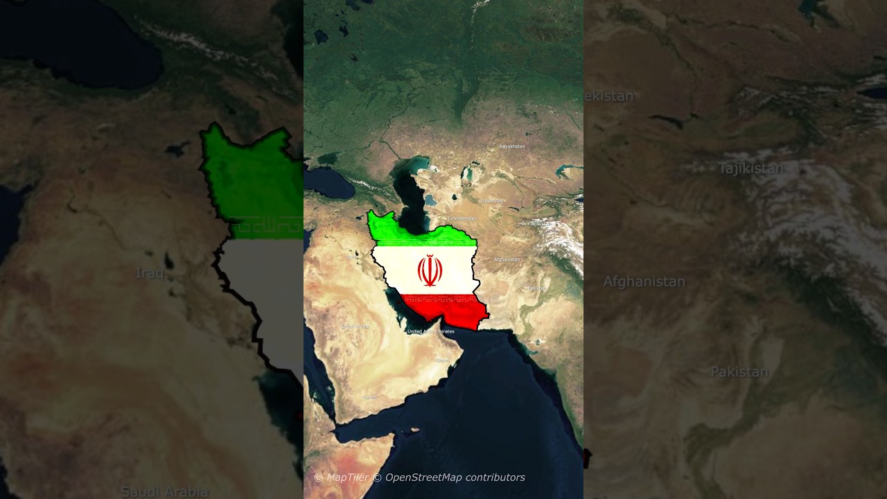 IRAN MAP ANIMATION WITH CAPITAL IN AFTER EFFECTS #shorts