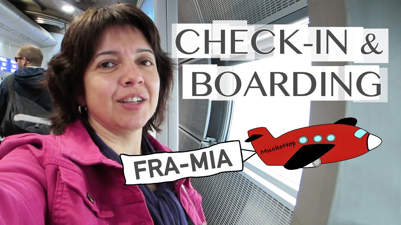 Flying to Miami: Check-in and Boarding at Frankfurt Airport (Terminal 1)