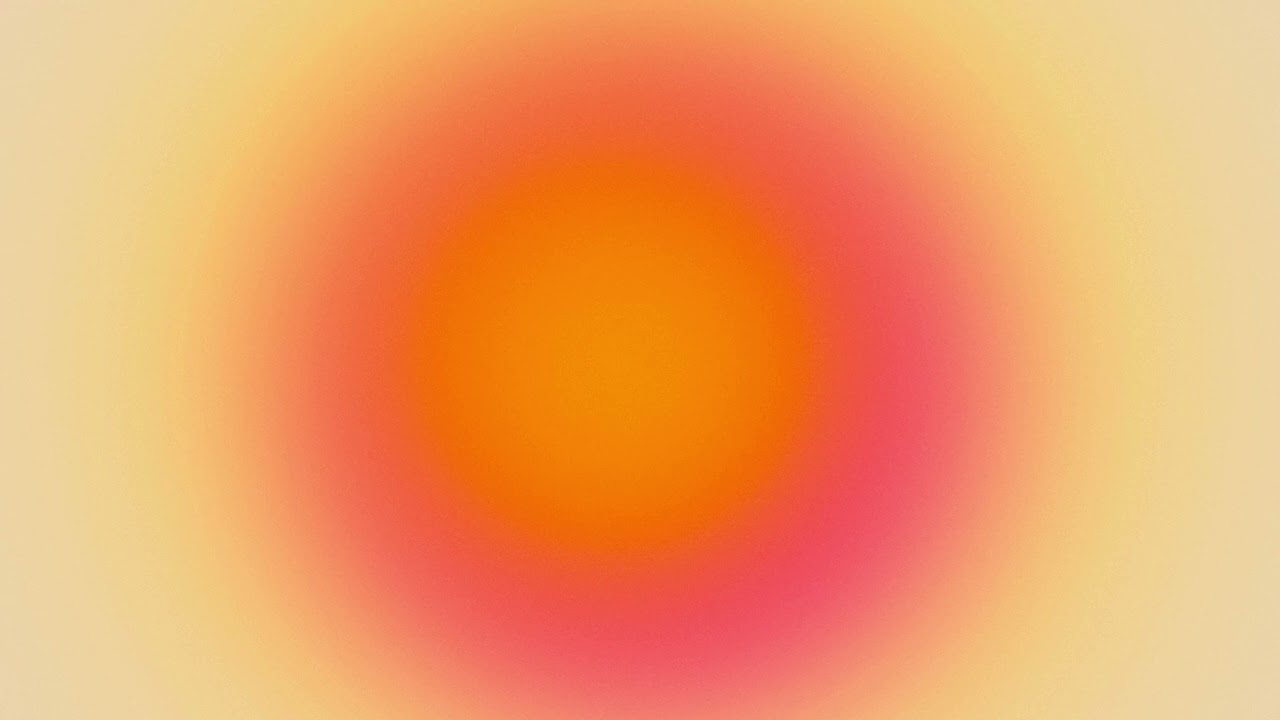5 Hour - Aesthetic Light Orange Aura 🟠 | 4k Background Screensaver Wallpaper