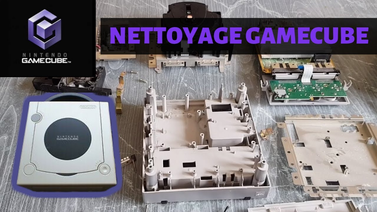 Nettoyage et test de la GAMECUBE à 3€ trouvée en VIDE GRENIER
