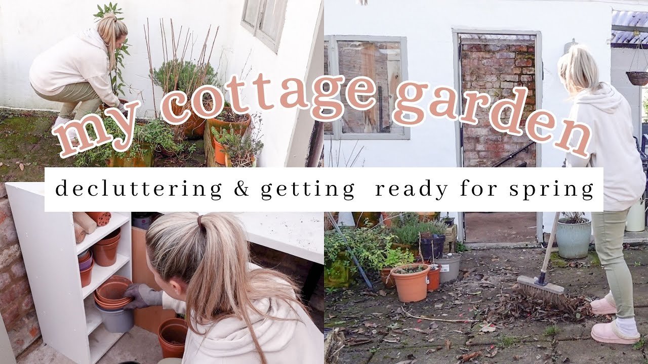 Winter Garden Clean Up & Satisfying Shed Declutter | english cottage garden