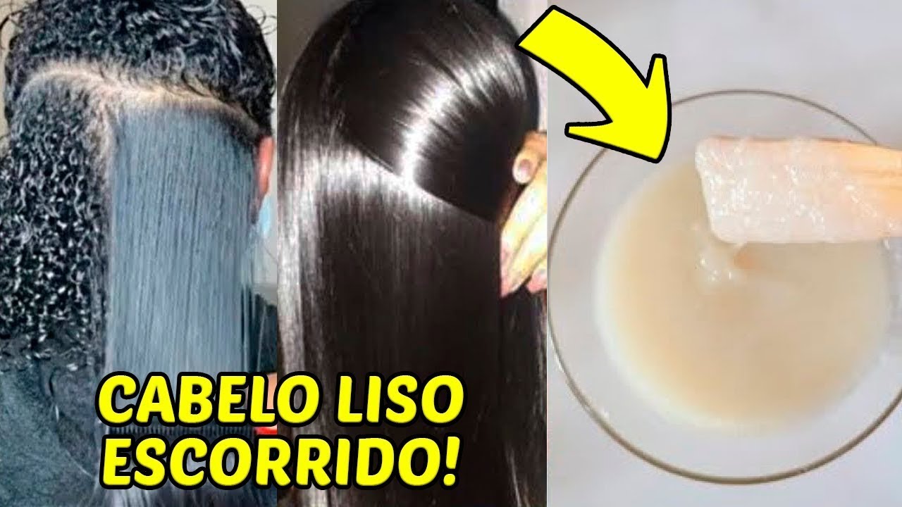 CABELO LISO! ATÉ A DONA DO SALÃO PERGUNTOU - PROGRESSIVA CASEIRA QUE VAI ALISAR E ABAIXA RAIZ ALTA!