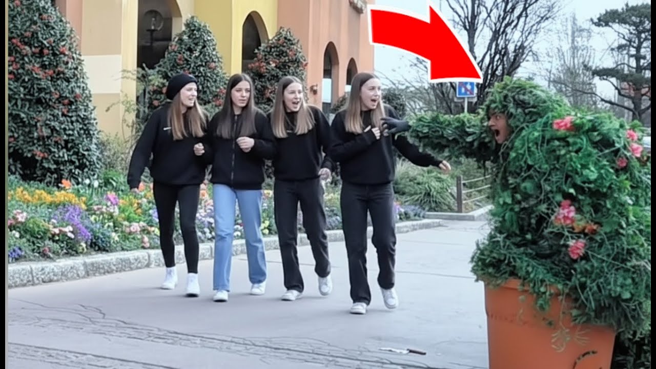 Hidden Bushman Terrorizes the Streets with Hilarious Jump Scares — You Won’t Believe These Reactions