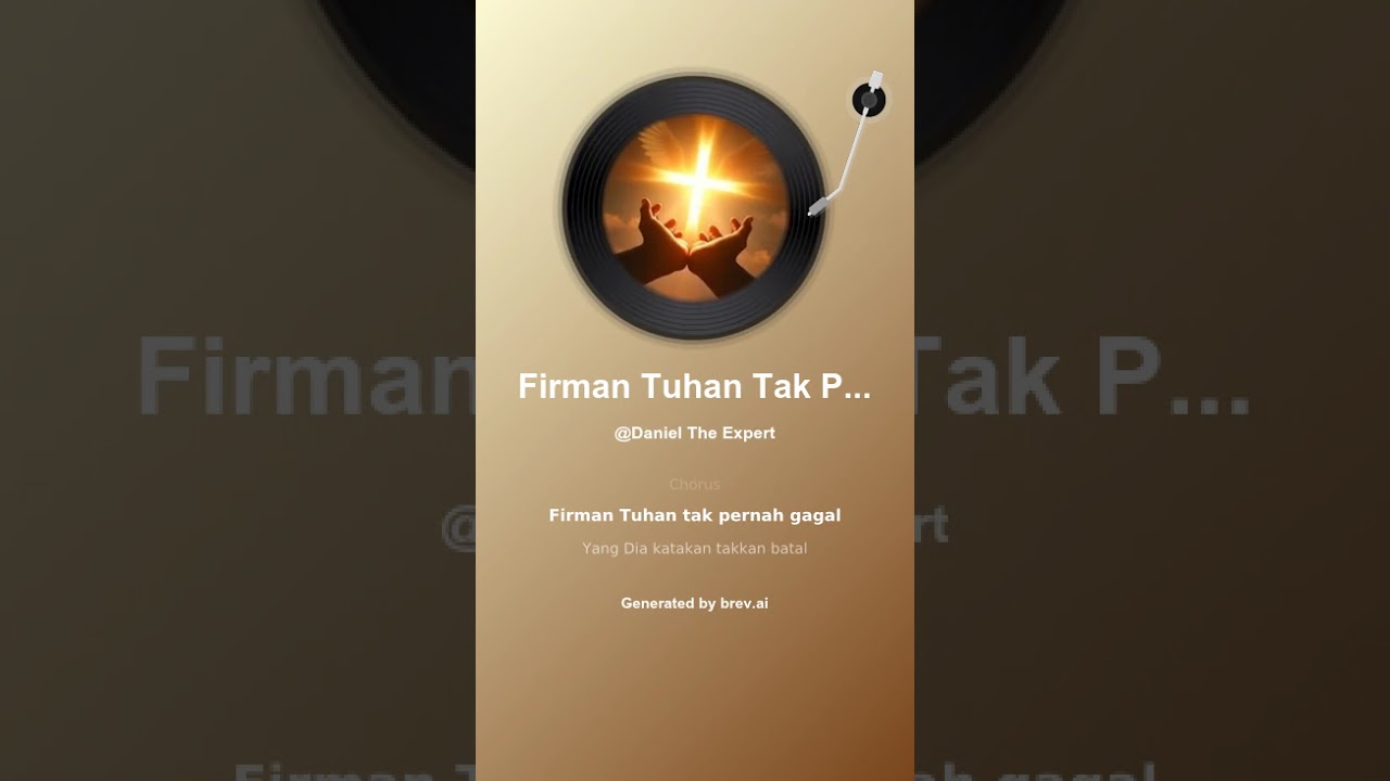 Firman Tuhan Tak Pernah Gagal