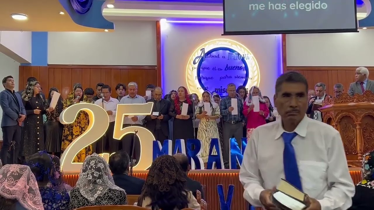 Sardis en el 25 Aniversario de la Iglesia Maranatha