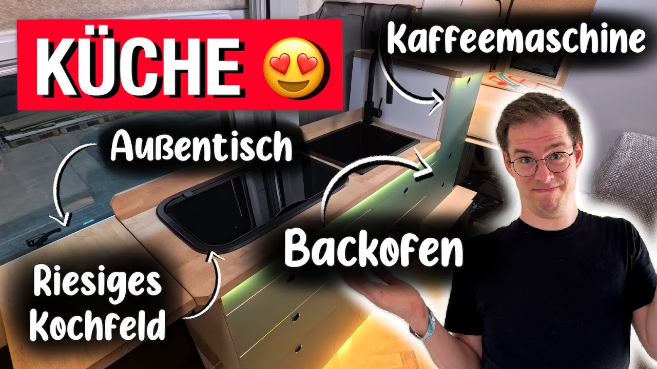 DAS hat lange gedauert ❌🙈 // Spezielle Küche im Campervan // DIY-Selbstausbau