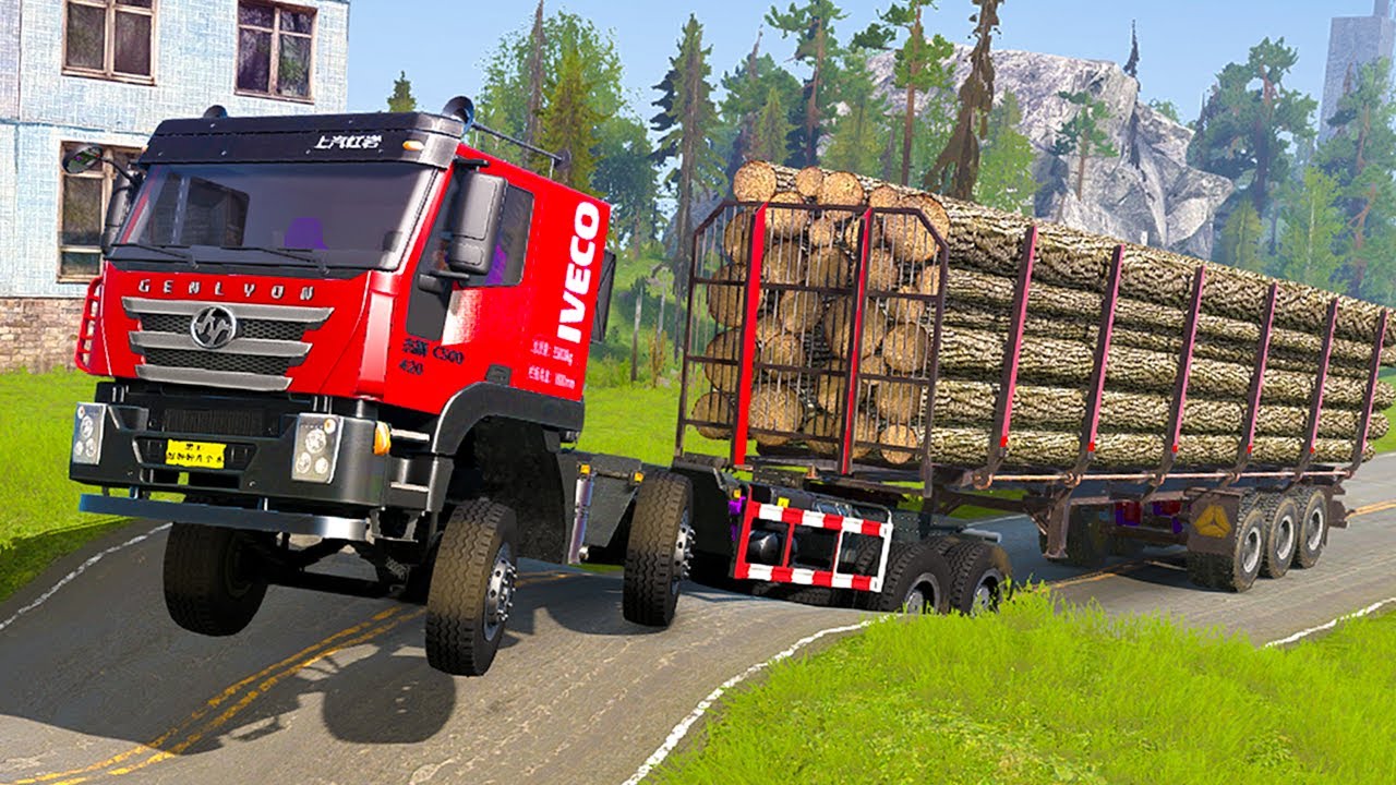 Spintires: Mudrunner Mod Truck | Driver Skills Gameplay | Game Daily #mudrunner #spintires