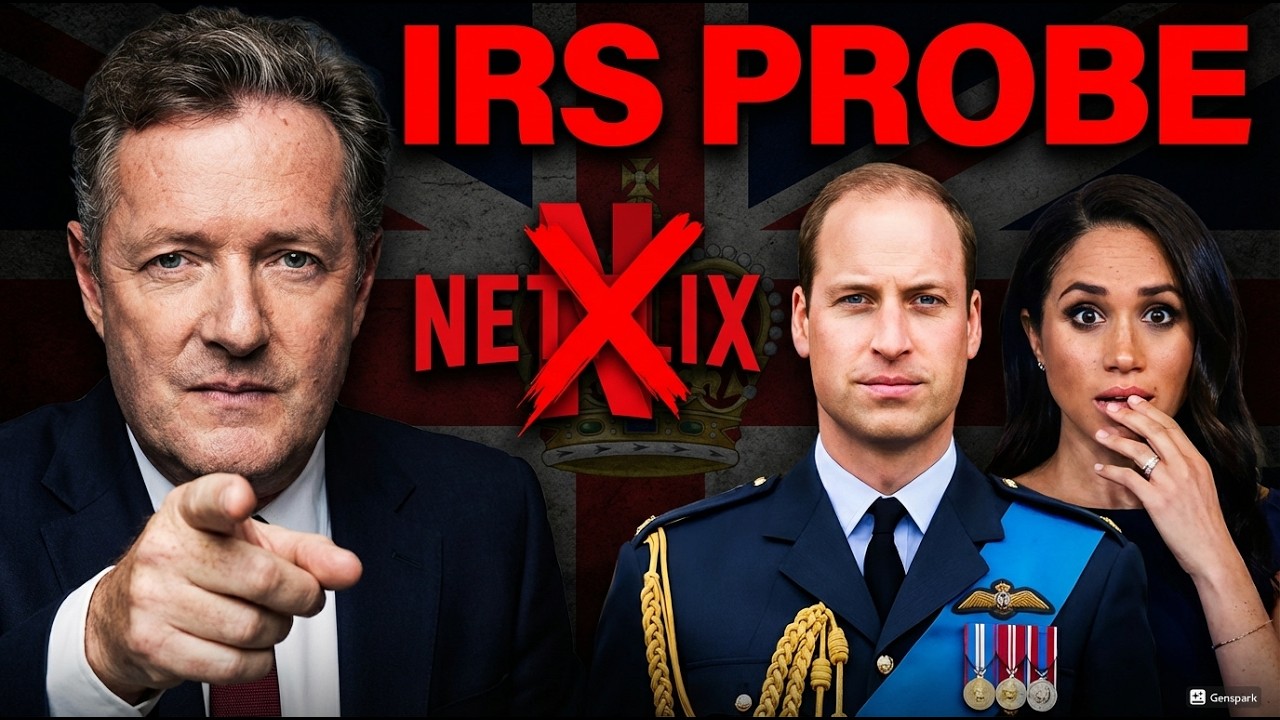 Piers Morgan REVEALED Prince William Moves as IRS Probe Hit Archewell & Netflix Cut $20M Meghan Deal