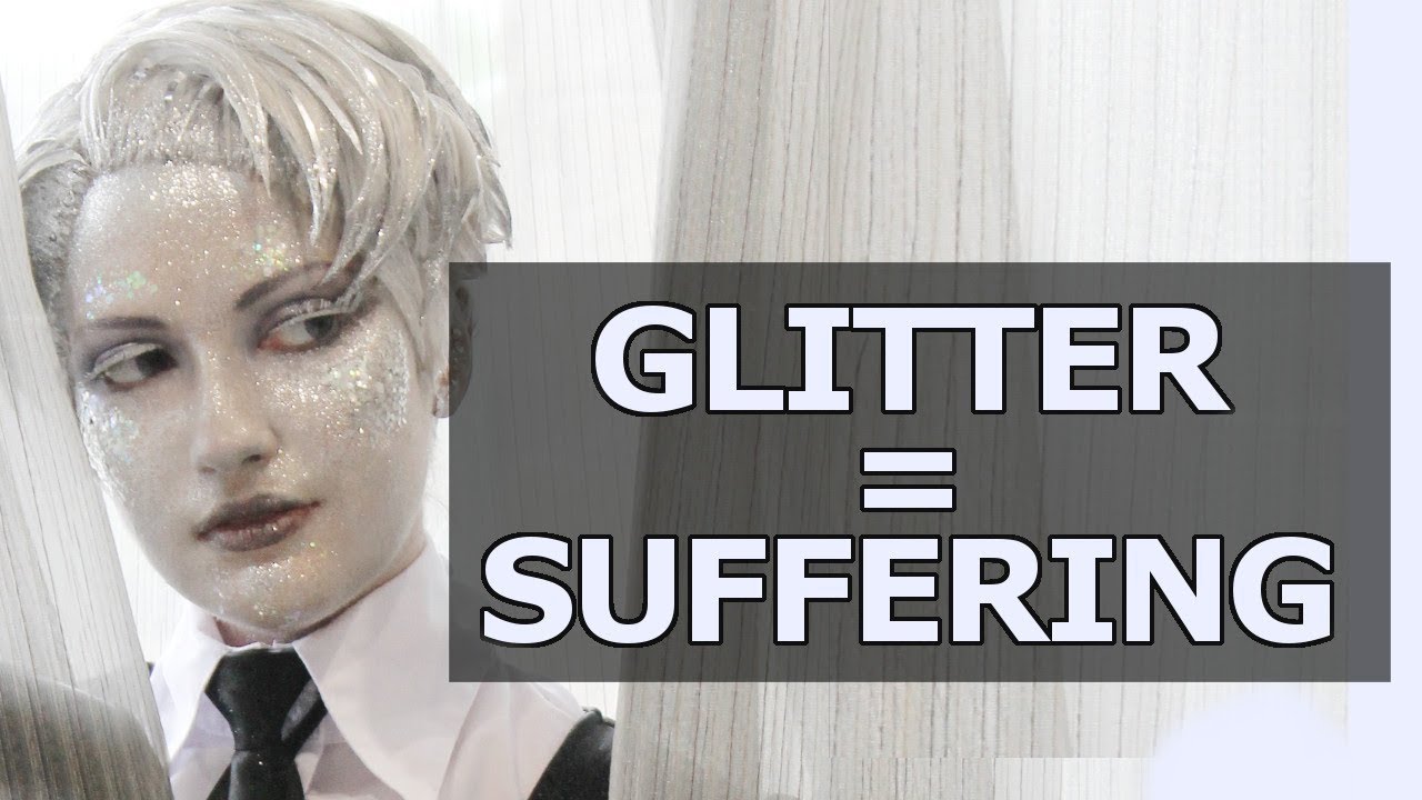 I Painted My Whole Body With Silver Glitter For Cosplay And Now I Must Suffer The Consequences