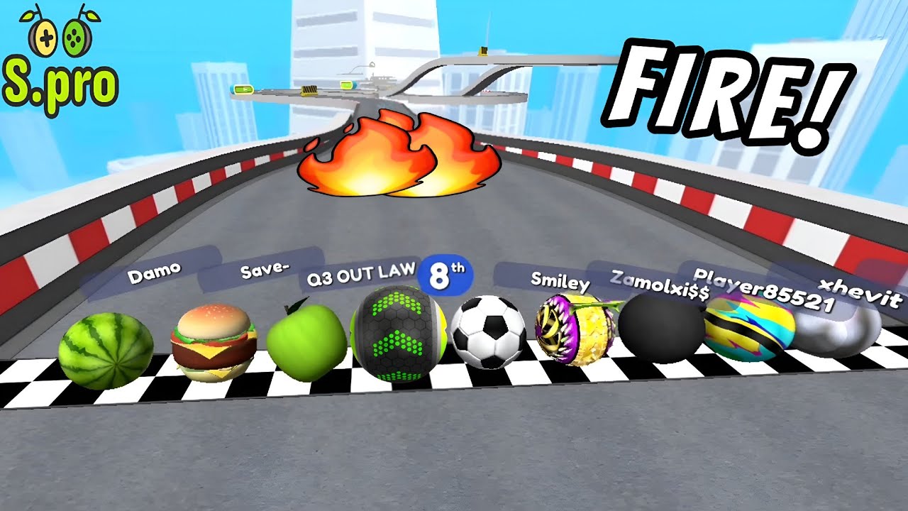 Going Balls - Speedrun Epic Race 548 ᯓ⚽︎ #goingballs #gameplay #marblesrace