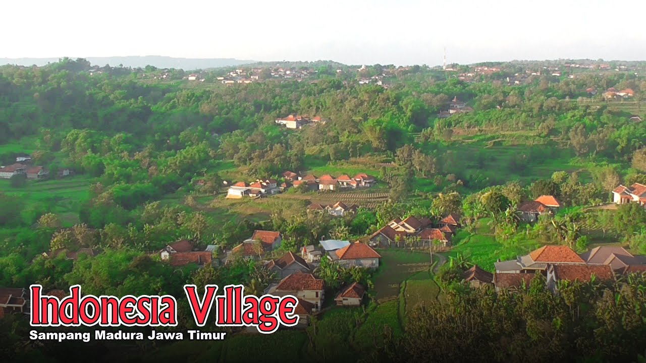 Indonesia rural village