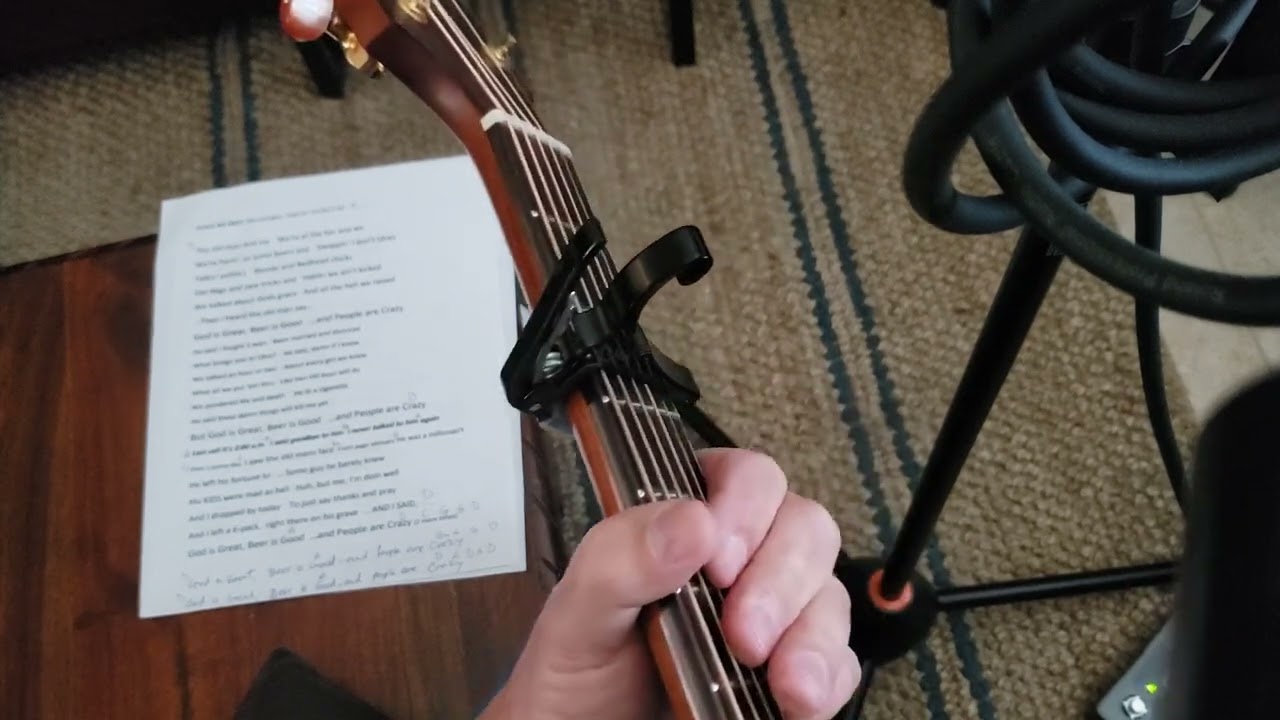 People Are Crazy acoustic guitar lesson cover Billy Currington
